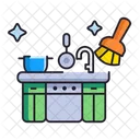Kitchen Cleaning Icon
