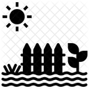 Kitchen Garden Home Garden Fence Icon
