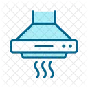 Ventilation Icons Color Blue Symbol