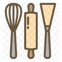 Kitchen Utensils Cooking Equipment Whisk Tool Icon