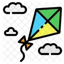 Kite Childhood Fly Icon