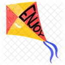 Flying Kite Traditional Kite Kite Icon