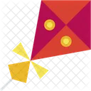 Kite Childhood Flying Kite 아이콘