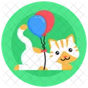 Cat Balloons Kitten Balloons Pet Balloons Icon