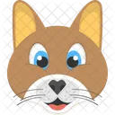 Brown Kitty Cat Icon