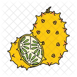 Kiwano-horned melon  Icon