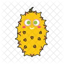 Kiwano Horned Melon Emoji Icon