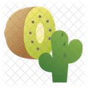 Kiwi Cactus Nature Icon