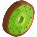 Kiwi Slice Fruit Icon