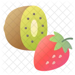 Kiwi and strawberry  Icon