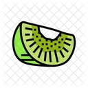 Rodaja Pelada De Kiwi Kiwi Rebanada Symbol