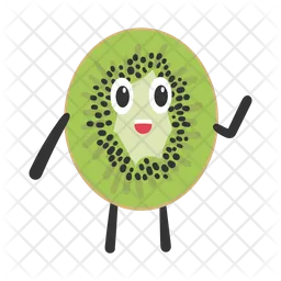 Kiwi fruit character  Icon