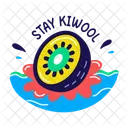 Kiwi Fruit Floating Sailing Icon
