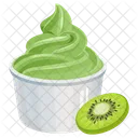 Kiwi Ice Cream Kiwi Kiwi Flavor Icon