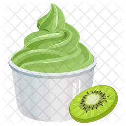 Kiwi Ice Cream  Icon