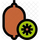 Kiwi Fruit Green Icon