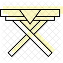 Faltbar Tisch Mobel Symbol