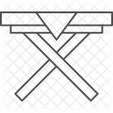 Faltbar Tisch Mobel Symbol