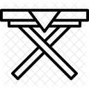 Faltbar Tisch Mobel Symbol