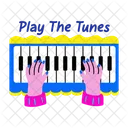 Klavier Synthesizer Keyboard Icon