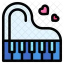 Klavier Musik Instrument Icon