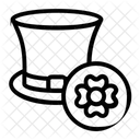 Kleeblatt mit Münzen  Symbol