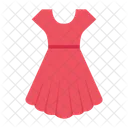 Kleid Feminin Kleidungsstuck Symbol