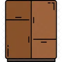 Tur Schubladen Kleiderschrank Icon