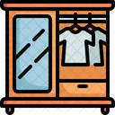 Kleiderschrank Kleidung Schrank Icon