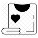 Kleidung Falten Symbol