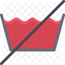 Nicht Waschen Kleidung Symbol