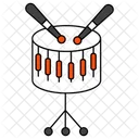 Kleine Trommel Trommel Musikinstrument Symbol