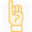 Kleine Finger Hand Symbol