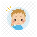 Zeigen Junge Avatar Symbol