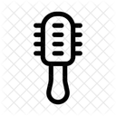 Kleiner Kamm Haar Tool Styling Symbol