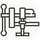 Klemme Werkzeug Bau Icon