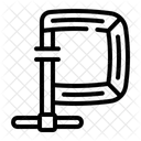 Klemme Werkstatt Zimmerei Icon