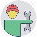 Klempner Handwerker Rohrinstallateur Symbol