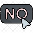 Klick Cursor Nein Symbol