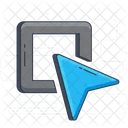 Klicken Cursor Ziehen Icon