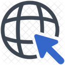 Website Global Klicken Symbol