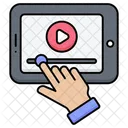 Klicken Sie auf Video  Symbol