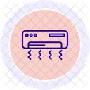 Klimaanlage Farbkreis Symbol Symbol