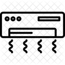 Klimaanlagen Liniensymbol Symbol