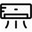 Klimaanlage Split Luft Symbol