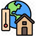 Klimaanpassung  Symbol