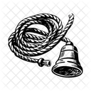Glockenseil Totenglocke Klingelton Symbol