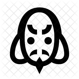Klingon head Icon
