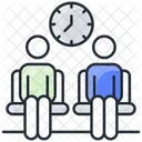 Wartezimmer der Klinik  Symbol