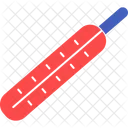 Klinische Untersuchung Fieberthermometer Krankenhausbedarf Symbol